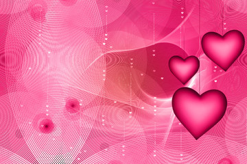 Pink harts