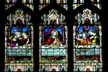 Stained Glass Windows in Church