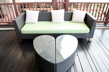 Sofa and coffee table