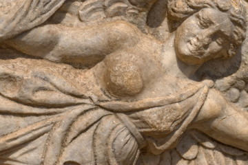 Fototapeta na wymiar Posąg greckiej bogini Nike