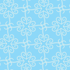 Floral seamless vector wallpaper