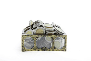 wealth coins chest