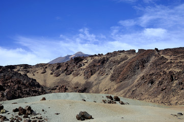 Mountain on Tenerife, El teide volcano