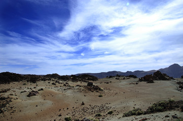 Mountain on Tenerife, El teide volcano