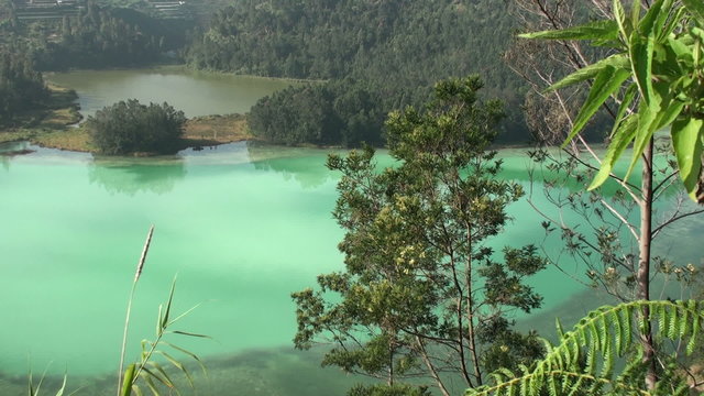 volcanic lake. Java