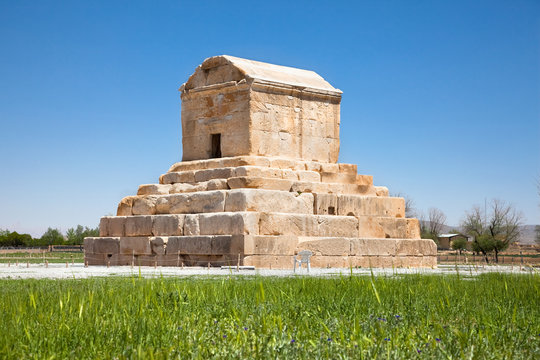 The tomb of Cyrus  in Pasargad. Iran