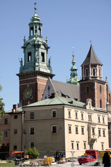 Fototapeta na wymiar Cracovie, Katedra de Wawel