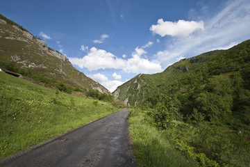 Carretera desde Villarín