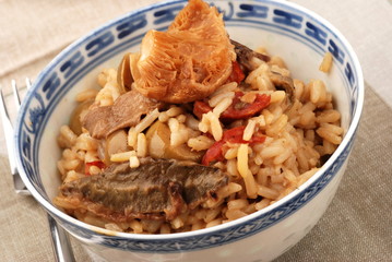GUSTOSO RISOTTO HAI FUNGHI CON PEPERONCINO