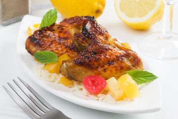 Grilled chicken wings