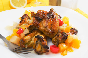 Grilled chicken wings
