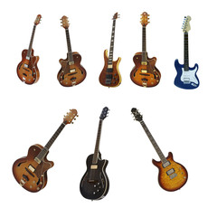 Naklejka premium electric guitares
