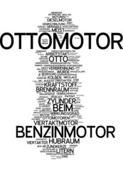 Obraz premium Benzinmotor - Ottomotor