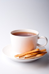 cup of tea and cookies
