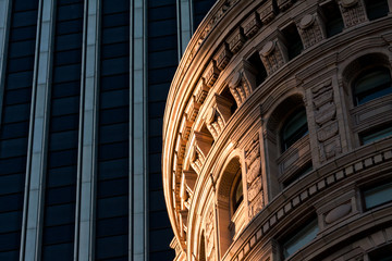 Close up of architectural details in San Francisco
