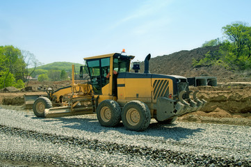 Obraz premium bulldozer