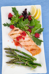 Grilled Raspberry Salmon
