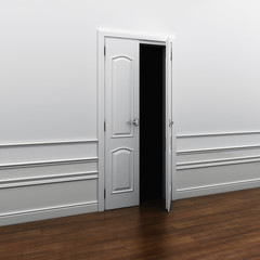 doorway into the darkness of fear