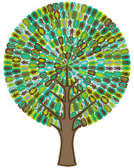 Tree of sociology - people icon