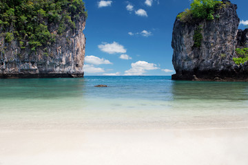 Naklejka premium malerische Lagune in Thailand
