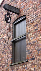 A Traditional Loading Pulley from a Warehouse Gantry.