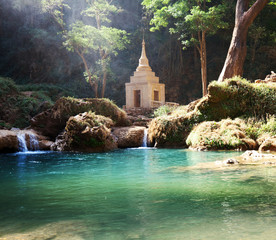 Fototapeta premium Waterfall in Myanmar