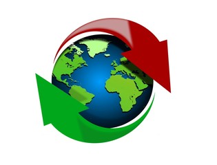 Global upload and download