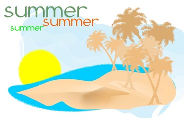 Illustrazione estiva