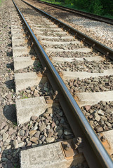 Naklejka premium railway