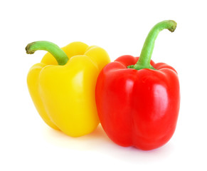 Red and yellow bell peppers
