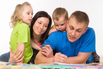 family on the carpet