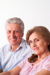 happy elderly couple