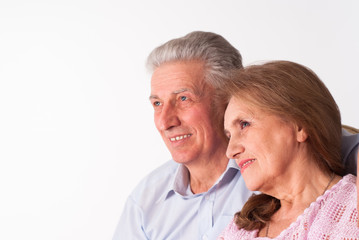 happy elderly couple