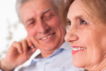 happy elderly couple