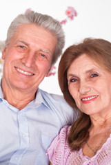 happy elderly couple