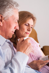 happy elderly couple