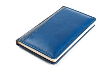 blue office notebook