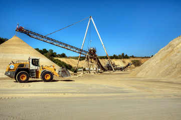 Carrière d'extraction de sable