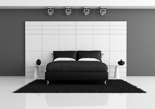 Black And White Bedroom