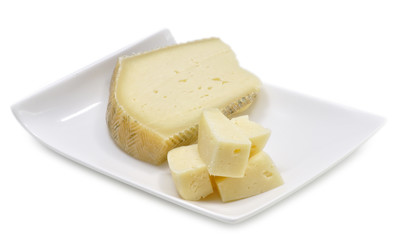 Plato de queso manchego.