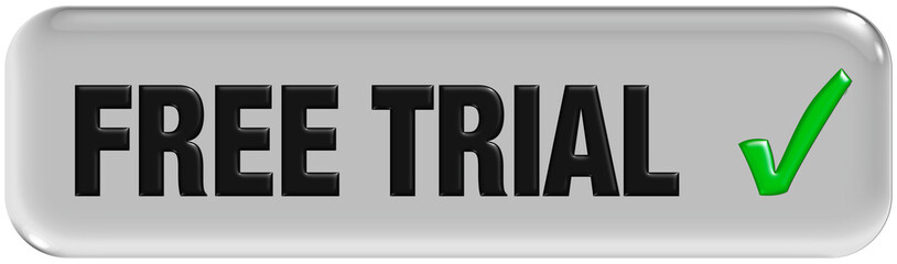 Button grau Ecken rund FREE TRIAL