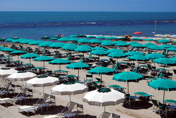 Ombrelloni estate al mare