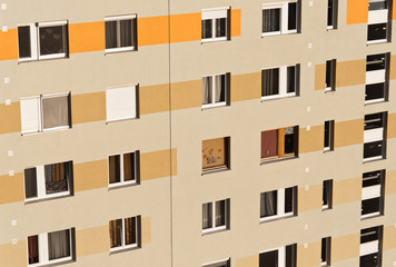 Refurbished apartment wall