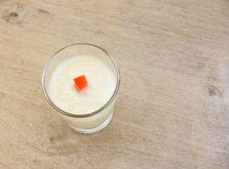 verrines d'asperges pour apéritif