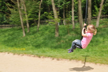 Kind auf Spielplatz