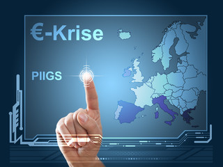 PIIGS Staaten auswählen