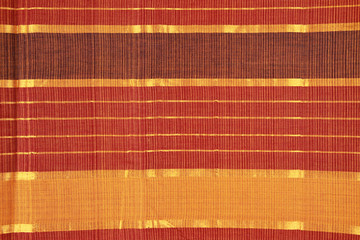 Close up of an Indian Saree design.