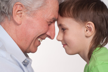 grandfather and grandson