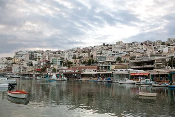 Fotobehang Mikrolimano Port in Piraeus, Athens, Greece © Brigida Soriano
