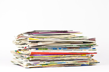 Journals Magazines & cards to recycle